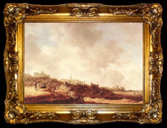 framed  Jan van Goyen Landscape with Dunes, ta009-2